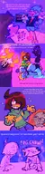 berdly comic crying fire Kris ralsei Susie weed // 2233x8528 // 2.9MB