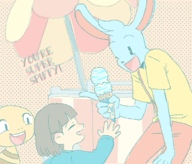 frisk monster_kid Nicecream_guy tagme // 700x598 // 360KB