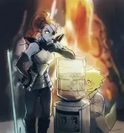 Alphys Undyne wraith615 // 900x963 // 660KB