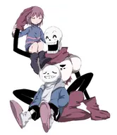 frisk papyrus sans tagme // 1100x1272 // 112KB