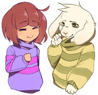 asriel_dreemurr frisk tagme // 832x803 // 422KB