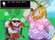 animated asgore papyrus // 955x698 // 200KB