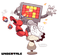 artist:1bang123 mad_dummy Mettaton napstablook undertale // 1020x990 // 330KB