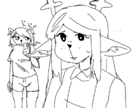 Catti deltarune light_world monster Noelle text unknown_artist // 1118x904 // 104KB