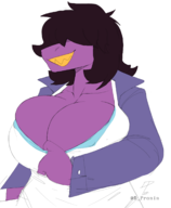 artist:dpronin breasts deltarune edit light_world Susie // 1382x1680 // 414KB