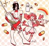 artist:appeypie mad_mew_mew mettaton_EX napstablook undertale // 2048x1927 // 838KB