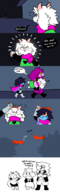 comic Kris ralsei Susie // 1280x4118 // 1.2MB