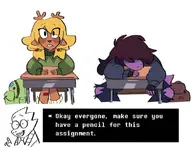 Alphys Noelle Susie // 1080x864 // 78KB