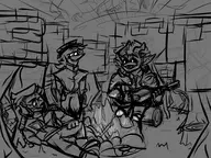 dinsoda_(puppetswap) jables puppetswap_(au) spamdown_(puppetswap) unknown_artist // 2048x1536 // 633KB