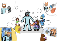 berdly burgerpants Kris memento_mori Noelle Susie // 2100x1500 // 1.5MB