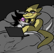 Alphys psanon spamton_g._spamton // 1010x981 // 156KB