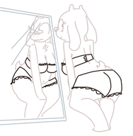 toriel underwear weaver // 570x581 // 89KB