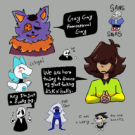 egg english_text Gaster Kris painto rouxls_kaard sans Seam tasque_manager // 1000x1000 // 93KB