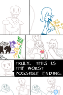 Alphys asgore bratty catty dogamy dogaressa frisk monster_kid papyrus red_demon sans toriel Undyne weaver // 800x1200 // 261KB