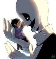 frisk Gaster // 1294x1360 // 1004KB