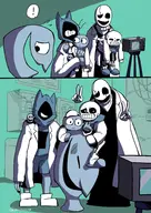 crossover Gaster sans // 1448x2048 // 372KB