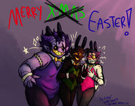 utg_oc bunny_suit dinsoda_(puppetswap) jables puppetswap_(au) purple spamdown_(puppetswap) // 2388x1879 // 3.9MB