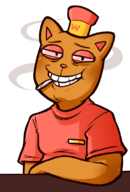 burgerpants smoking // 540x800 // 211KB