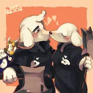 asgore dogamy dogaressa toriel // 1575x1575 // 199KB