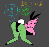 ass bunny_suit pink_addison presenting // 788x760 // 15KB