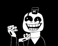 animated burgerpants Gaster // 1280x1024 // 24KB