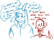 asriel_dreemurr papyrus // 1068x793 // 331KB