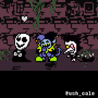 Gaster jevil spamton_g._spamton // 1080x1080 // 474KB
