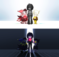 jevil Kris spamton_g._spamton vessel // 2048x2008 // 939KB