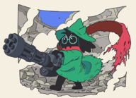 deltarune gun ralsei ralsei_(hat) // 868x630 // 263KB
