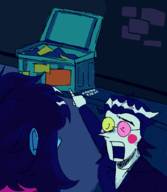 dark_world Kris spamton_g._spamton // 900x1033 // 38KB