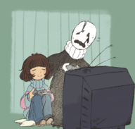 frisk Gaster // 730x696 // 478KB