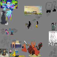 dum_oc addison aggie asriel_dreemurr blue_addison burgerpants gymanon isencris ji108 Mettaton Nicecream_guy orange_addison pink_addison ralsei red_demon spamton_neo Susie yellow_addison // 3000x3000 // 1.8MB