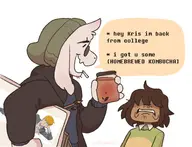 asriel_dreemurr Kris light_world taffybuns // 2280x1748 // 291KB