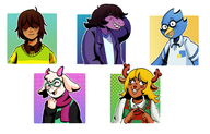 berdly Kris light_world Noelle ralsei Susie // 2048x1315 // 913KB