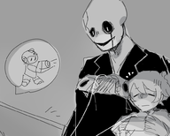 frisk Gaster // 1000x800 // 283KB