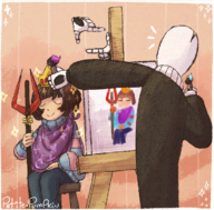 frisk Gaster // 741x729 // 966KB