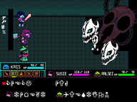 Gaster Kris ralsei ralsei_(hat) Susie // 640x480 // 19KB