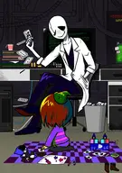 frisk Gaster jevil Lancer // 2039x2894 // 895KB