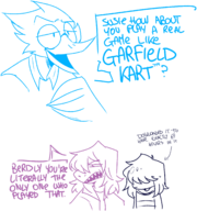 berdly comic Kris Susie // 2048x2180 // 563KB