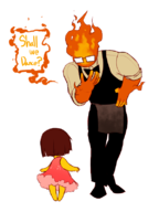 frisk grillby // 600x800 // 132KB