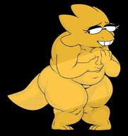 Alphys nude // 821x871 // 95KB