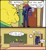 Alphys comic Susie Undyne // 811x892 // 358KB