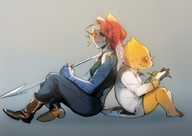 Alphys Undyne // 1000x707 // 479KB