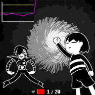 frisk Mettaton mettaton_EX undertale // 600x600 // 27KB