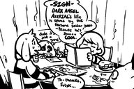 asriel_dreemurr frisk monster_kid sans // 834x554 // 156KB