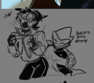 dum_oc alphys_(puppetswap) psanon spamdown_(puppetswap) // 548x486 // 135KB