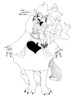 dark_world ralsei tasteless_orbit weed // 678x845 // 33KB