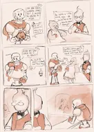 bird comic grillby monochrome monster papyrus punk text undertale // 1018x1441 // 207KB