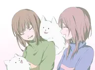 chara dog frisk human undertale // 1800x1324 // 119KB