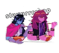 dark_world deltarune food human Kris monster Susie text unknown_artist // 1536x1378 // 188KB